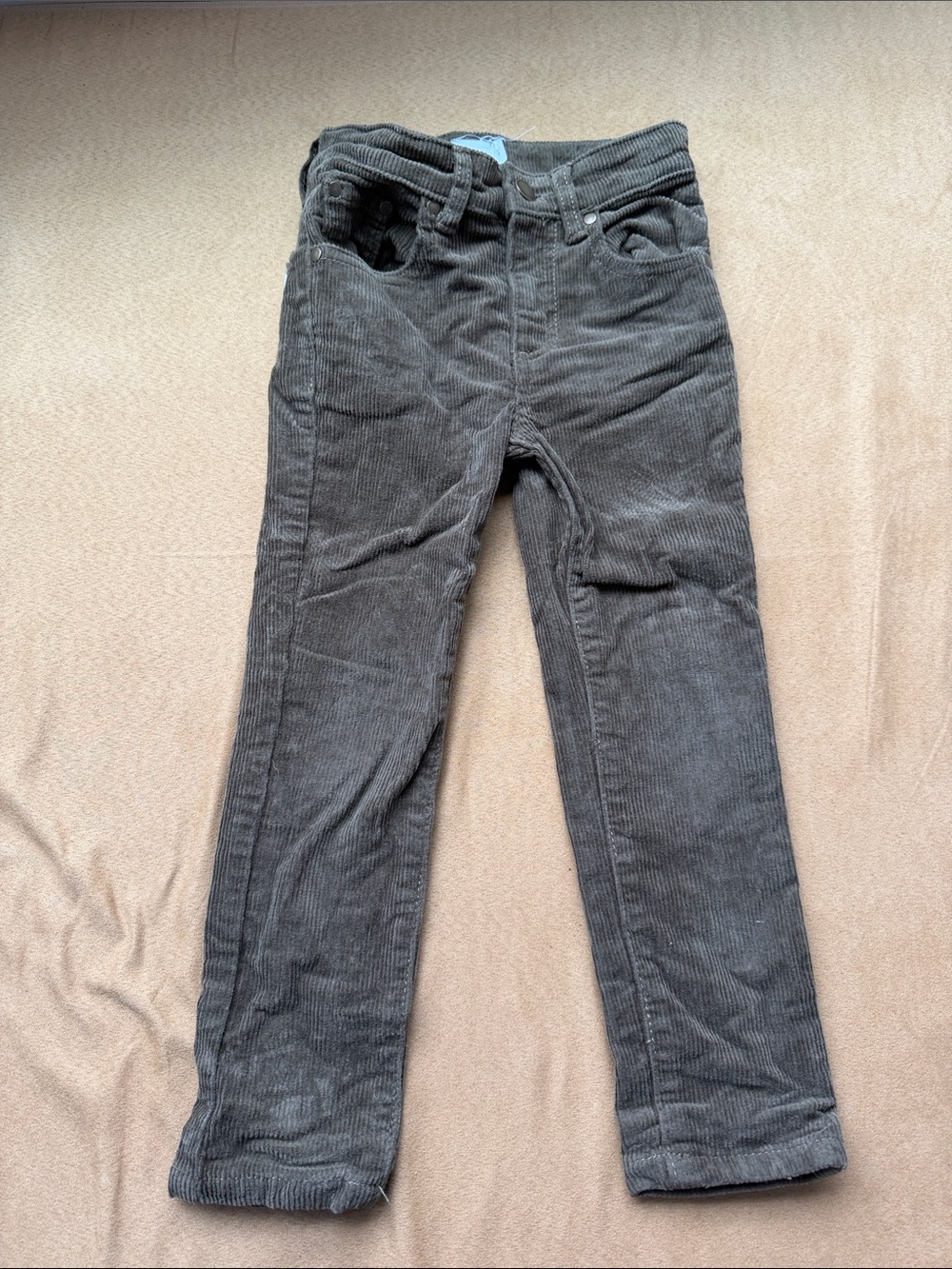 Jamie Kay Kids Corduroy Pants — Charcoal size 4y